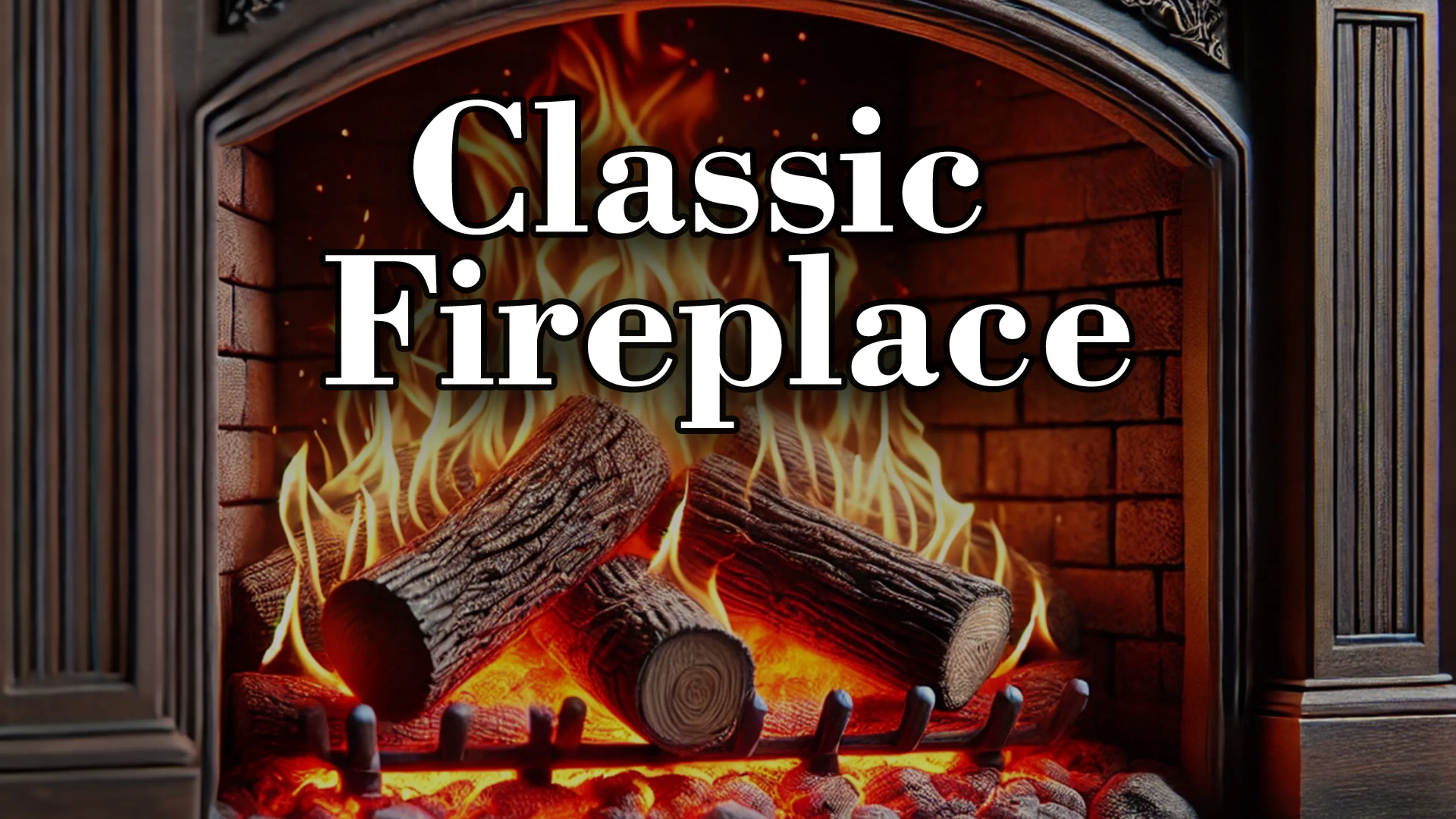 Classic Fireplace poster